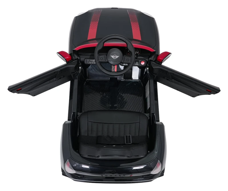 Pojazd elektryczny Mini Cooper na akumulator - czarny, pilot 2,4 GHz