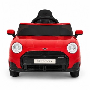 Pojazd elektryczny Mini Cooper czerwony z pilotem - akumulator 12V