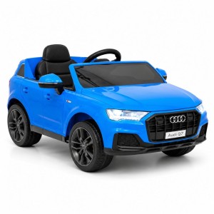 Pojazd elektryczny Audi Q7 Ramiż SUV niebieski - pilot 2.4GHz