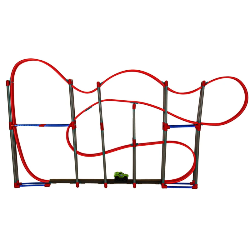 Magnetyczny tor samochodowy antygrawitacyjny 123cm, 120 elementów