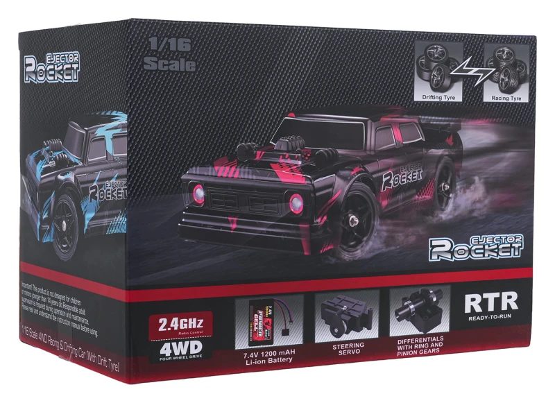 Pojazd do driftu ROCKET R/C 4x4 Ramiż – skala 1:16