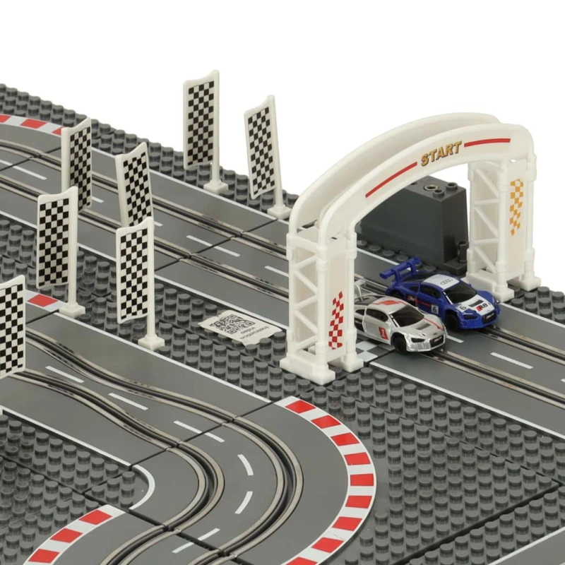Tor wyścigowy elektryczny policyjny GD-02 – 2 auta, klocki