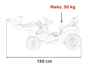 Pojazd koparka JCB na akumulator Ramiż – pilot 2.4