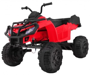 Quad Ramiż XL ATV 4x4 na akumulator z pilotem 2,4 GHz – czerwony