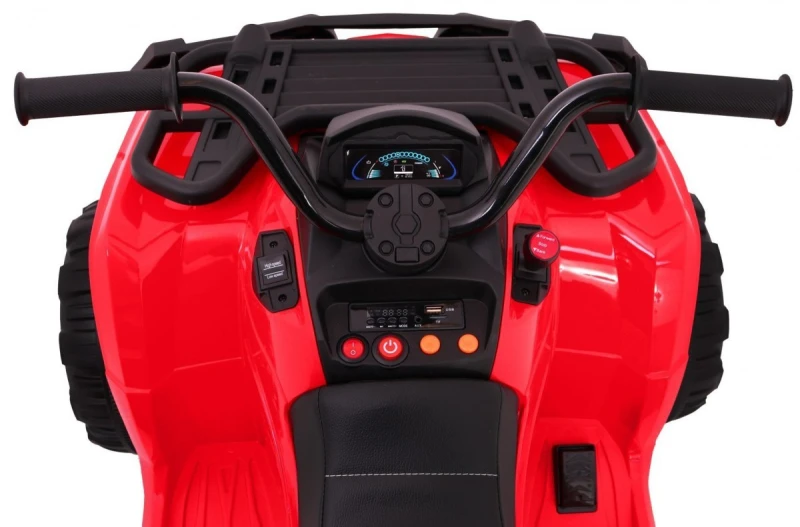 Quad Ramiż XL ATV 4x4 na akumulator z pilotem 2,4 GHz – czerwony