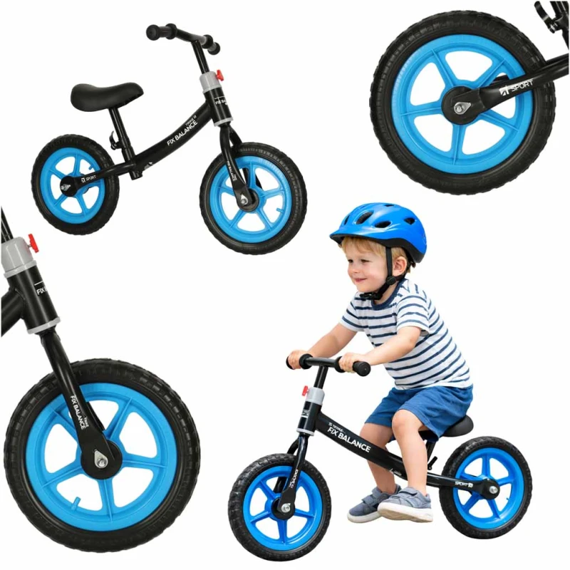 Rowerek biegowy Trike Fix Balance ultra lekki 1,8 kg czarny