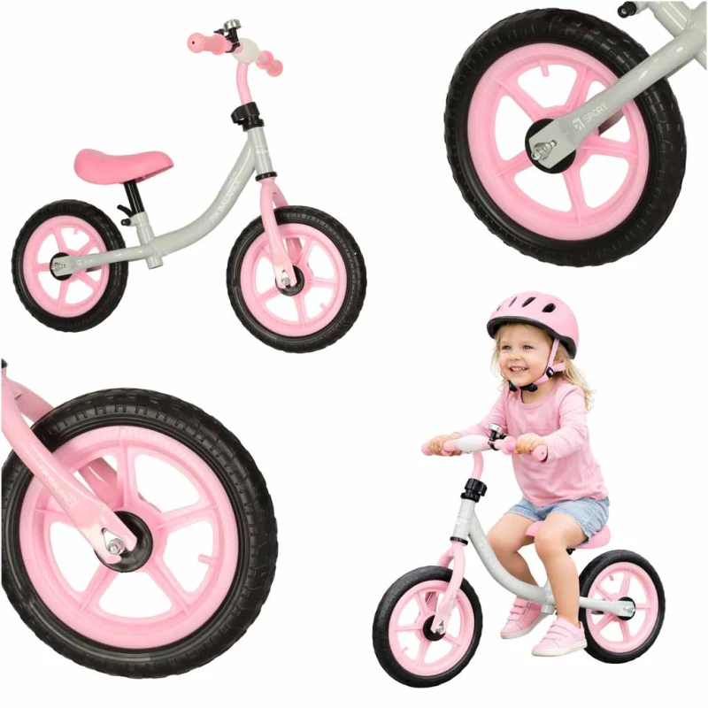Rowerek biegowy Trike Fix Balance różowy ultra lekki 1,8 kg