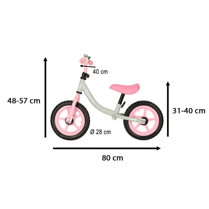 Rowerek biegowy Trike Fix Balance różowy ultra lekki 1,8 kg