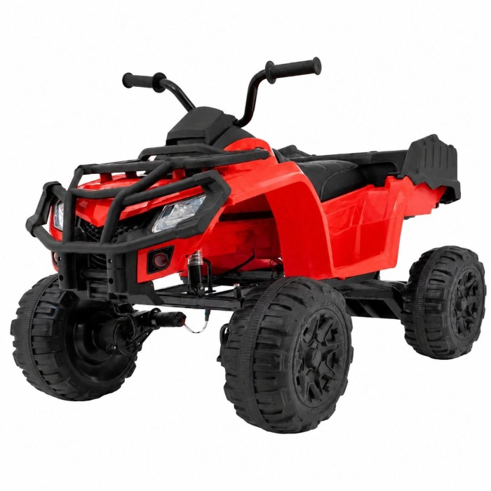 Quad Ramiż XL ATV 4x4 na akumulator z pilotem 2,4 GHz – czerwony