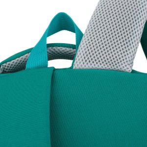 Plecak szkolny Peterson zielony - 9 kieszeni, mieści A4, 46 cm