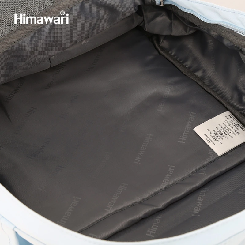 Plecak szkolny Himawari 17L beżowo-granatowy - mieści laptop 14