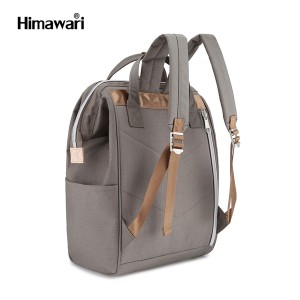 Plecak miejski Himawari 23L szary - kieszeń na laptopa 15,6"