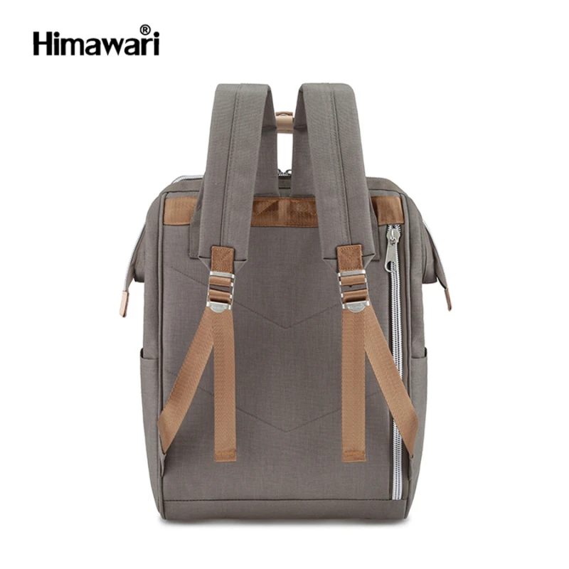 Plecak miejski Himawari 23L szary - kieszeń na laptopa 15,6"