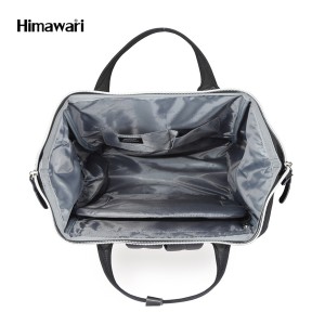 Plecak miejski Himawari 23L szary - kieszeń na laptopa 15,6"