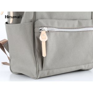Plecak miejski Himawari 23L szary - kieszeń na laptopa 15,6"