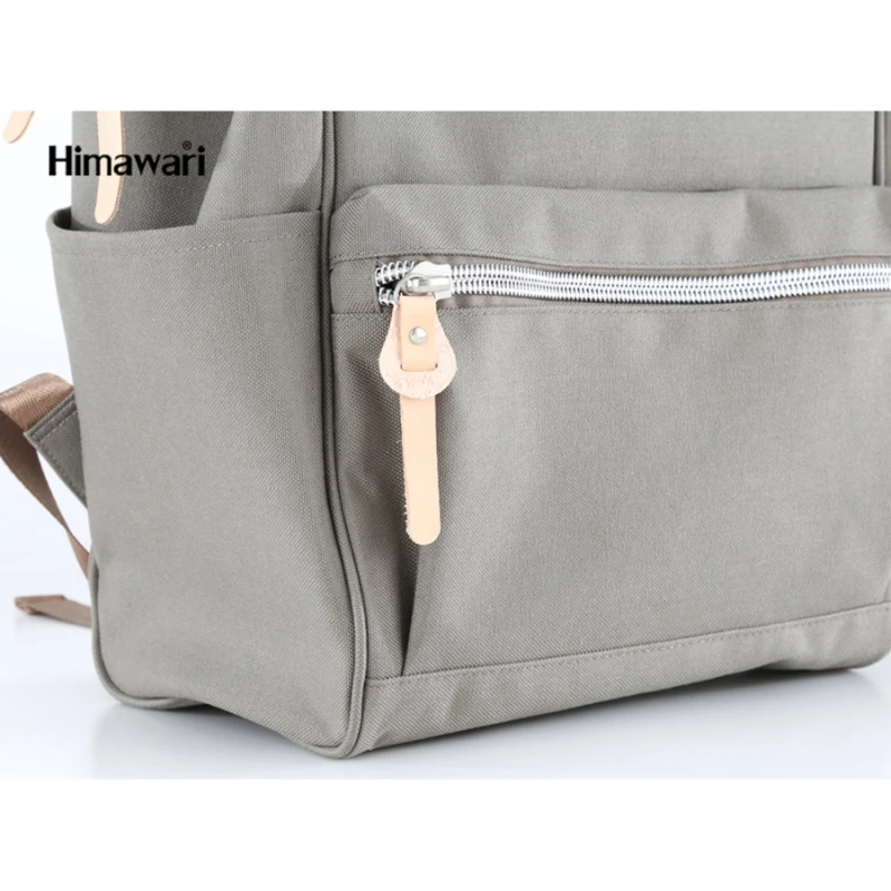 Plecak miejski Himawari 23L szary - kieszeń na laptopa 15,6"