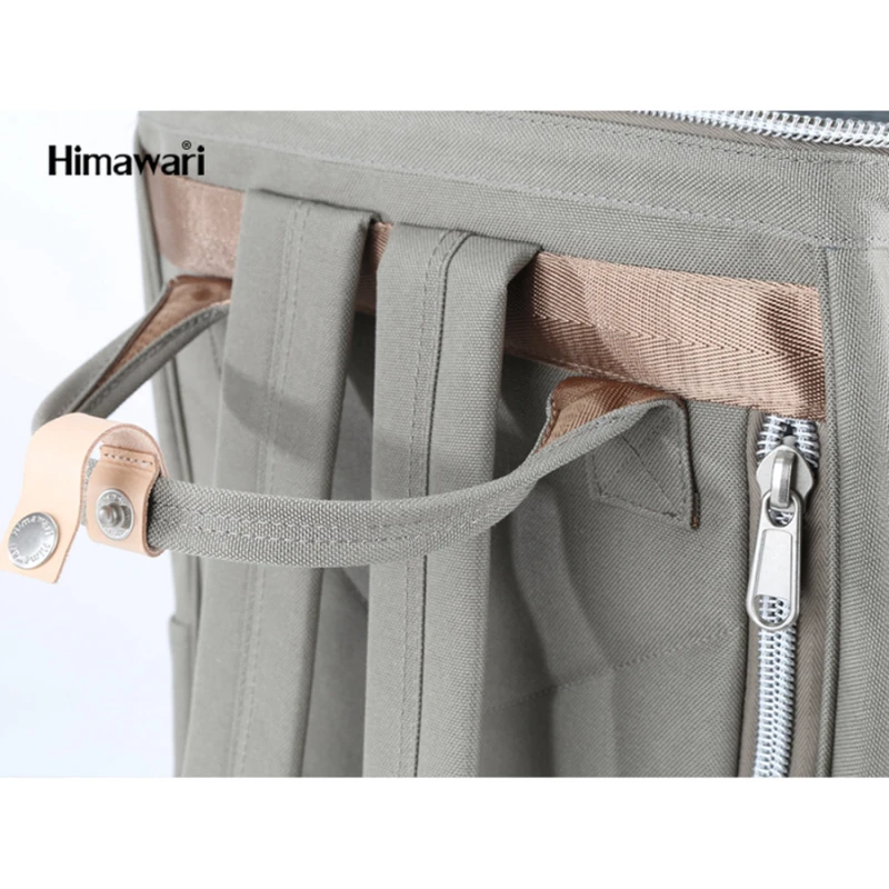 Plecak miejski Himawari 23L szary - kieszeń na laptopa 15,6"