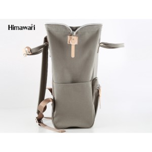 Plecak miejski Himawari 23L szary - kieszeń na laptopa 15,6"