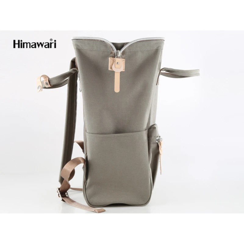 Plecak miejski Himawari 23L szary - kieszeń na laptopa 15,6"
