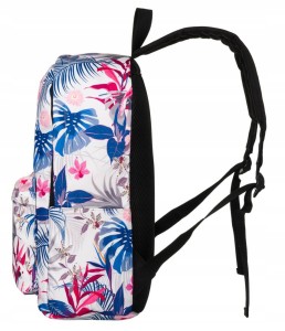 Plecak szkolny w kwiaty Peterson - 23 l, waga 350 g