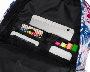 Plecak szkolny w kwiaty Peterson - 23 l, waga 350 g