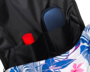 Plecak szkolny w kwiaty Peterson - 23 l, waga 350 g