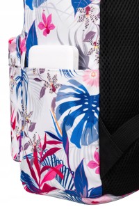 Plecak szkolny w kwiaty Peterson - 23 l, waga 350 g