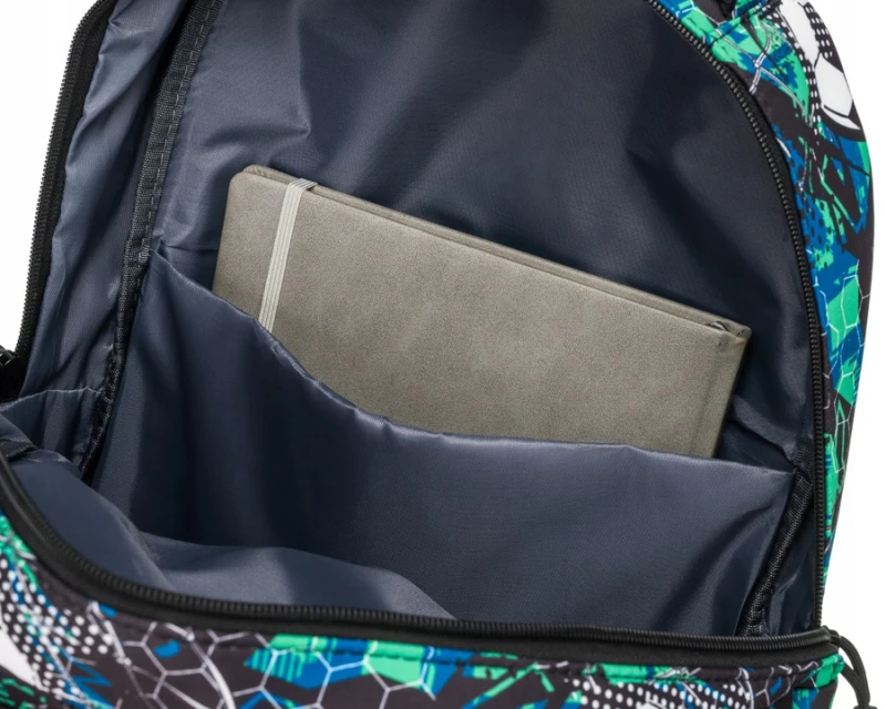 Plecak szkolny Peterson z portem USB i kieszenia na laptopa, 25 l