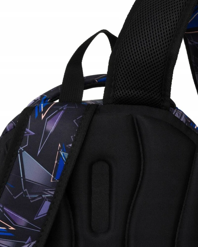 Plecak szkolny Peterson z portem USB – pojemność 25 l, wielokolorowy