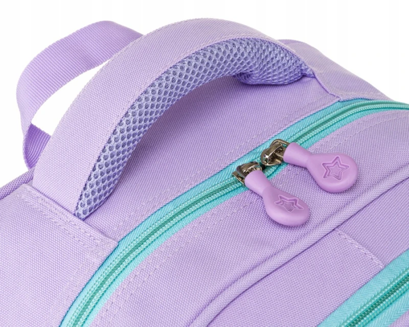 Plecak szkolny Peterson fioletowy 42cm - regulowane szelki, 2 komory