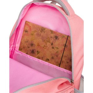 Plecak szkolny Peterson różowy z oddychającego poliestru - 42 cm