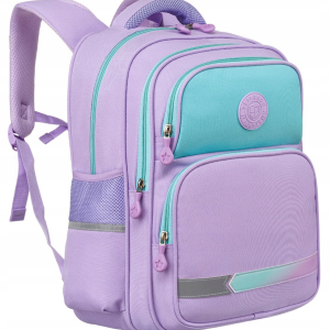 Plecak szkolny Peterson fioletowy 42cm - regulowane szelki, 2 komory
