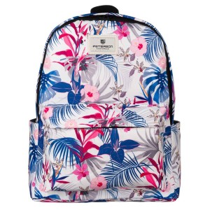 Plecak szkolny w kwiaty Peterson - 23 l, waga 350 g