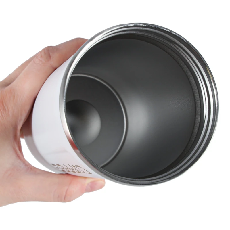 Kubek podróżny LED 500ml biały KIK - wskaźnik temperatury