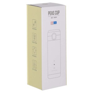 Kubek termiczny z wyświetlaczem LED 350 ml róż