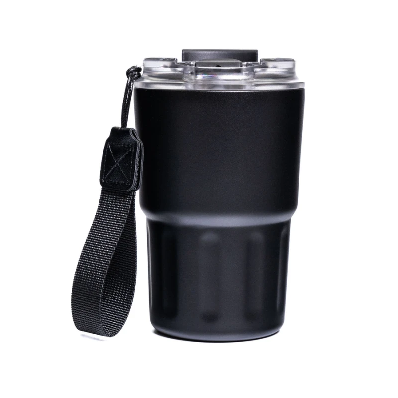 Kubek termiczny Peterson 360 ml ze stali - czarny