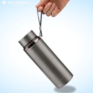 Termos stalowy 750 ml Peterson z sitkiem do herbaty