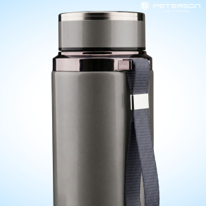 Termos stalowy 750 ml Peterson z sitkiem do herbaty