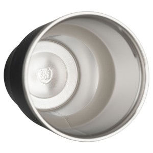 Kubek termiczny Peterson 600 ml z uchwytem - stal nierdzewna, czarny