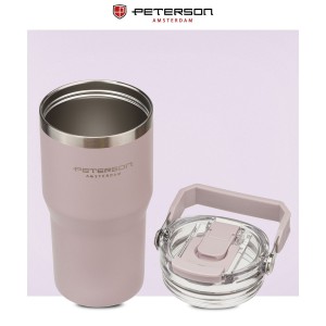 Kubek termiczny 600 ml Peterson - stal nierdzewna, jasnofioletowy