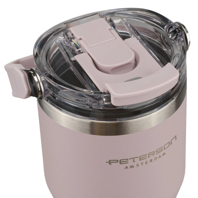 Kubek termiczny 600 ml Peterson - stal nierdzewna, jasnofioletowy
