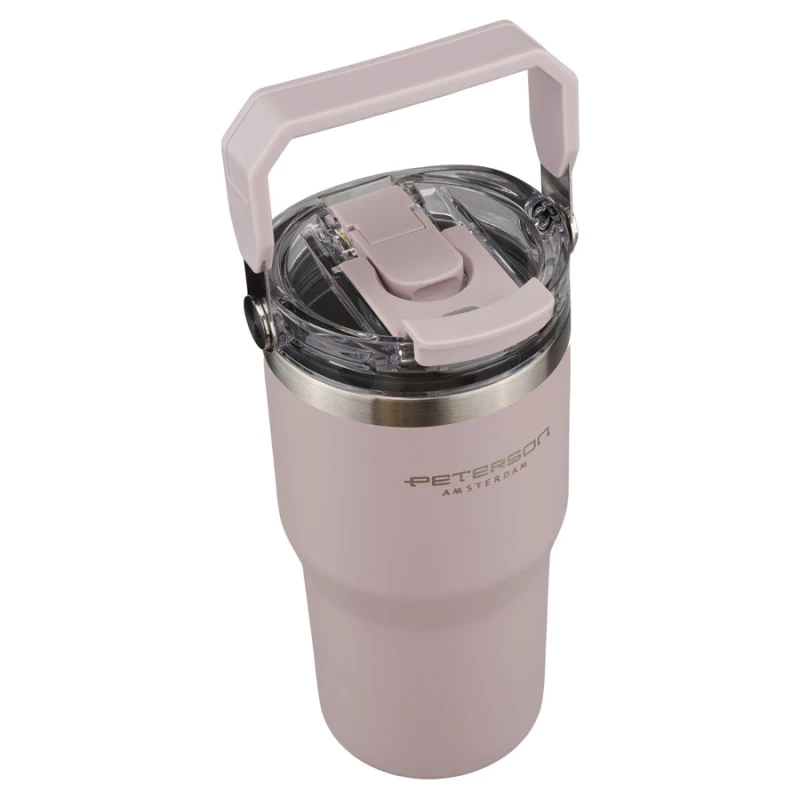 Kubek termiczny 600 ml Peterson - stal nierdzewna, jasnofioletowy