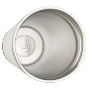 Kubek termiczny Peterson 560 ml ecru z uchwytem - stal nierdzewna