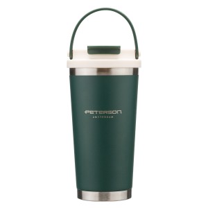 Kubek termiczny Peterson 560 ml - stal nierdzewna, zielony