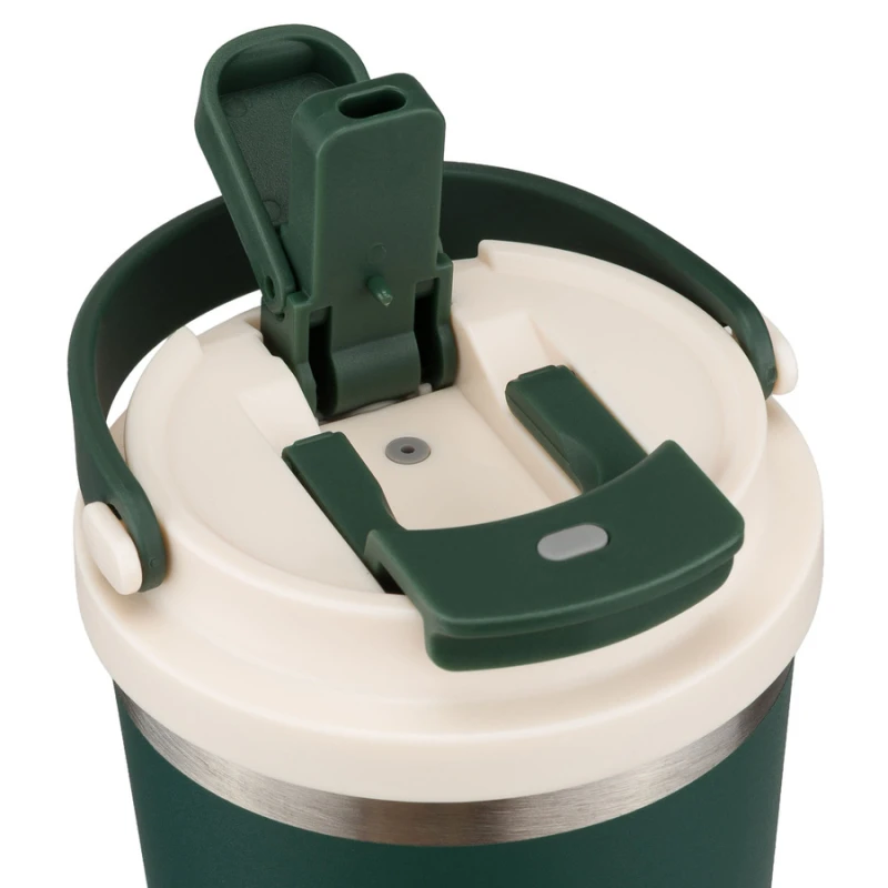 Kubek termiczny Peterson 560 ml - stal nierdzewna, zielony