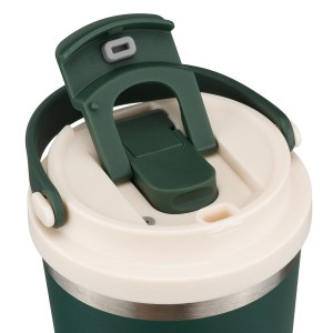 Kubek termiczny Peterson 560 ml - stal nierdzewna, zielony