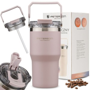 Kubek termiczny 600 ml Peterson - stal nierdzewna, jasnofioletowy