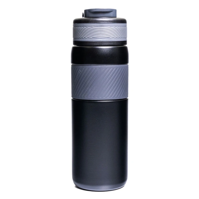 Kubek termiczny Peterson 660 ml ze słomką - stal 316, czarny