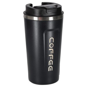Smart kubek podróżny z wyświetlaczem LED 500ml - czarny