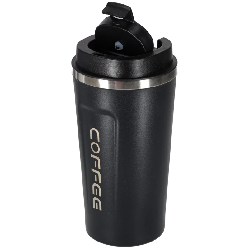 Smart kubek podróżny z wyświetlaczem LED 500ml - czarny